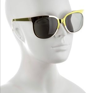 SALE! Linda Farrow Cat-Eye Mirrored Sunglasses